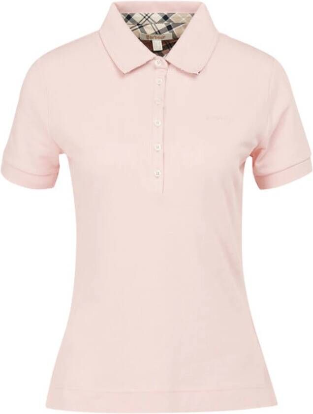 Barbour Portsdown Pike Grafisch T-shirt Roze Dames