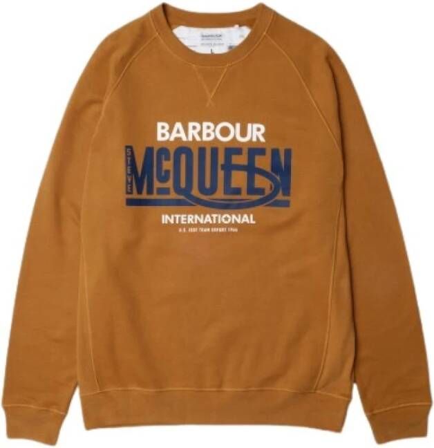 Barbour Randall Crew Sweatshirt Oranje Heren