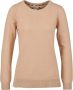 Barbour Dames Pendle Crew Gebreid Wol Katoen Beige Dames - Thumbnail 1