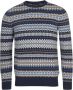 Barbour Gebreide pullover met ronde hals model 'Case Fairisle' - Thumbnail 4