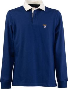 Barbour Rugby Polo Shirt met Lange Mouwen Blauw Heren