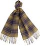 Barbour Geruite lamswollen sjaal met franjes Multicolor Heren - Thumbnail 1