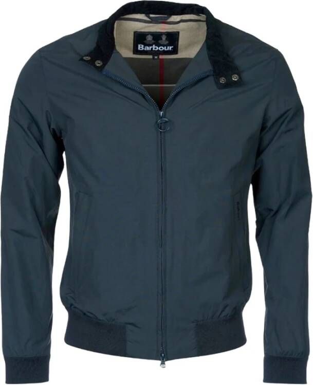 Barbour Slim Fit Bomberjack Blauw Heren