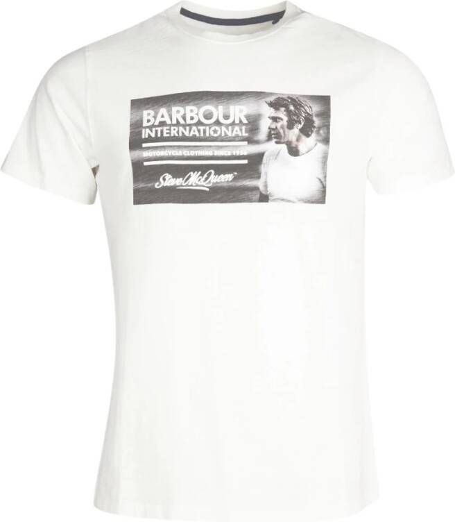 Barbour Steve McQueen Legend T-Shirt Wit-M White Heren