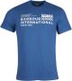Barbour Steve McQueen Level T-Shirt Blauw Heren - Thumbnail 1