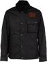 Barbour Steve McQueen Wax Katoenen Jas Zwart Heren - Thumbnail 1