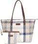 Barbour Schoudertas met ruitmotief en verwijderbare portemonnee Multicolor Dames - Thumbnail 1