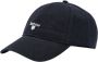 Barbour Stijlvolle Zwarte Pet met Logo Borduursel Zwart Unisex - Thumbnail 2