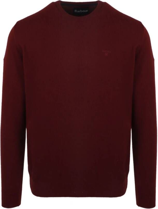 Barbour Stijlvolle Re53 Ruby Essential Sweater Rood Heren