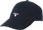Barbour Stijlvolle Zwarte Pet met Logo Borduursel Zwart Unisex - Thumbnail 1