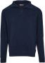 Barbour Klassieke Half Zip Sweatshirt Navy-M Blauw Heren - Thumbnail 1