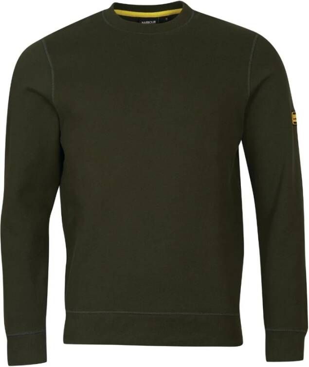 Barbour Legacy Sweat Forest Green-M Green Heren