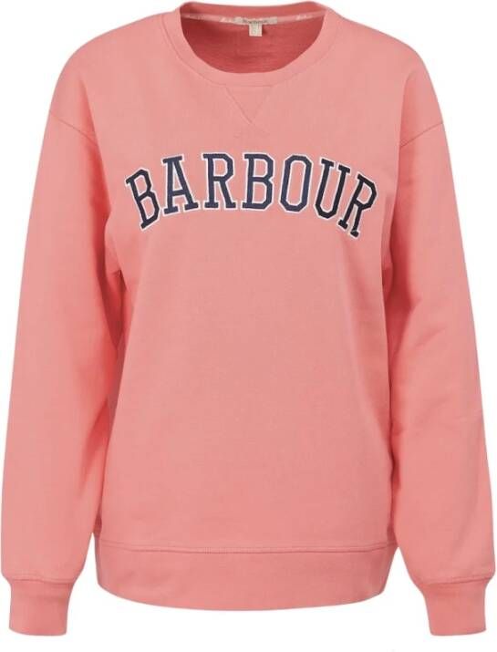 Barbour Sweatshirt Roze Dames