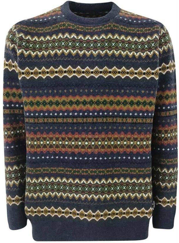Barbour Sweatshirts Hoodies Blauw Heren