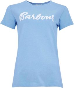 Barbour T-Shirt Blauw Dames