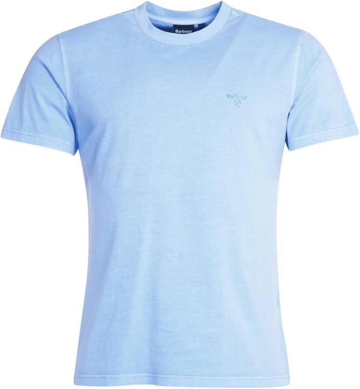 Barbour Celeste Garment Dyed T-Shirt Blauw Heren
