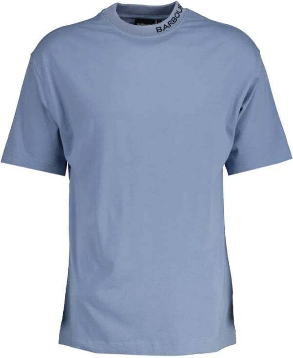 Barbour T-Shirt Klassieke Stijl SEO Vriendelijk Blauw Heren