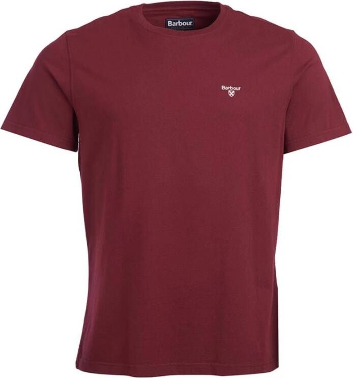 Barbour Ruby Sports Tee Rood Heren