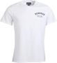 Barbour Wit T-Shirt met Logo Print voor Heren White Heren - Thumbnail 1