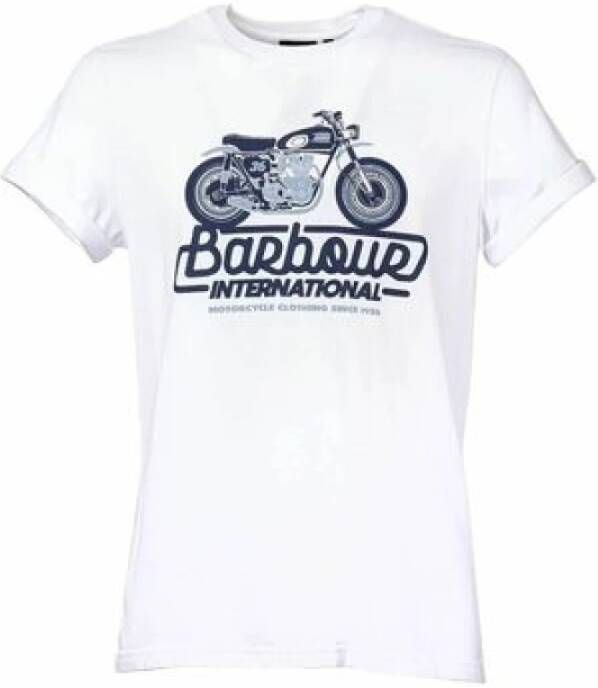 Barbour T-shirt Wit Heren