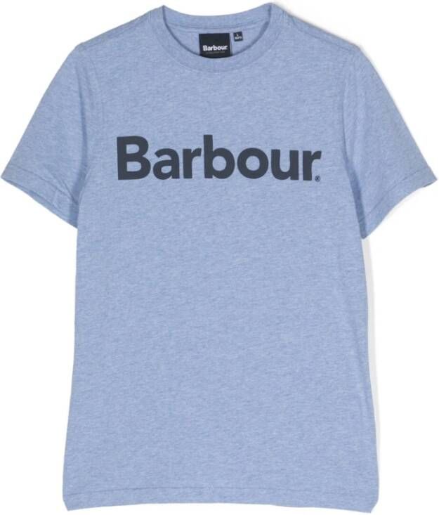 Barbour T-Shirts Blauw Heren