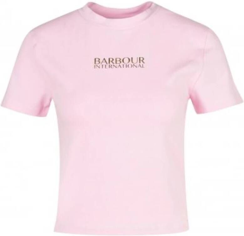 Barbour T-Shirts Roze Dames