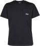 Barbour Zwarte katoenen T-shirt met contrastlogo Zwart Heren - Thumbnail 1