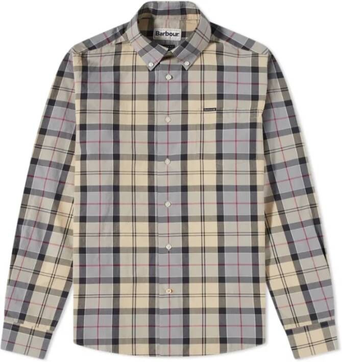 Barbour Tartan Overhemdjurk Beige Heren