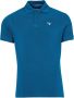 Barbour Tartan Pique Polo Shirt Blauw Heren - Thumbnail 1