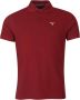 Barbour Tartan Pique Polo Shirt Rood Heren - Thumbnail 1