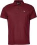 Barbour Polo Shirt Tartan Pique Polo Red Heren - Thumbnail 1
