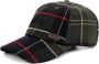 Barbour Tartan sportpet met gebogen klep Green Heren - Thumbnail 1