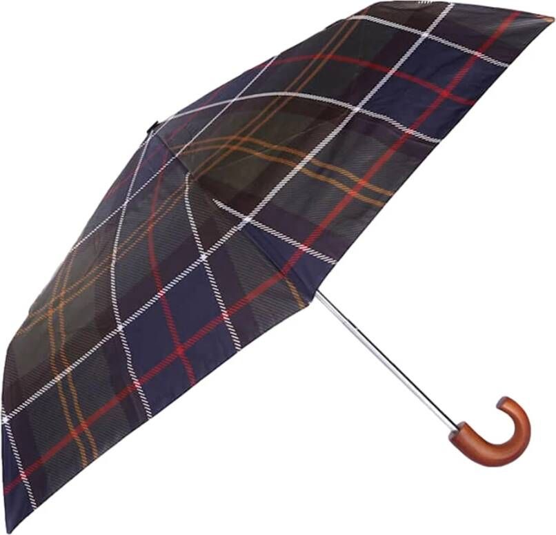 Barbour Tartan Paraplu voor Mannen en Vrouwen Meerkleurig Unisex
