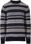 Barbour Gebreide pullover met ronde hals model 'Case Fairisle' - Thumbnail 2