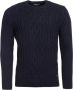 Barbour Trui met Ronde Hals Blauw Heren - Thumbnail 1