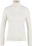 Barbour Ivory Trui met Tartan Elleboog Patches Beige Dames - Thumbnail 1
