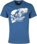 Barbour Vantage Graphic-Print T-Shirt Blue-M Blauw Heren - Thumbnail 1