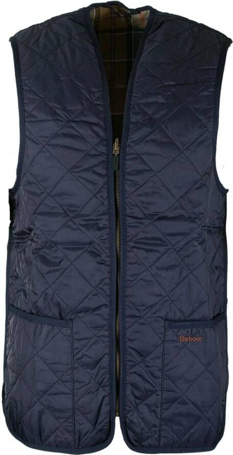 Barbour Gewatteerd Nylon Vest voor Heren Blauw Heren