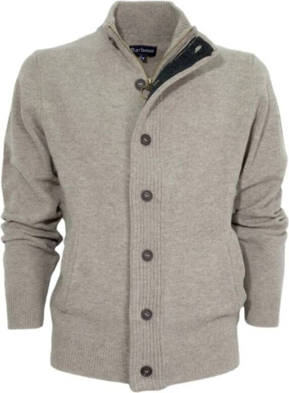 Barbour Cardigan Gray Heren