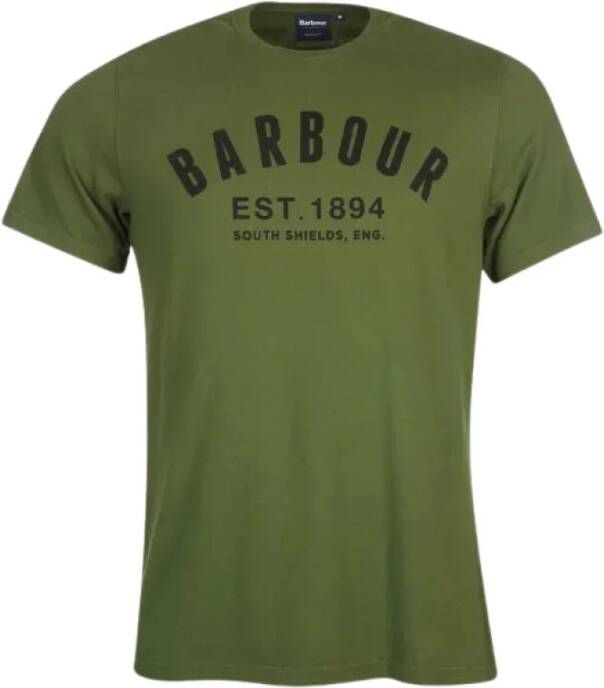 Barbour Vintage Logo T-Shirt Groen Heren