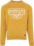 Barbour Vintage Loopback Katoenen Sweatshirt Yellow Heren - Thumbnail 1