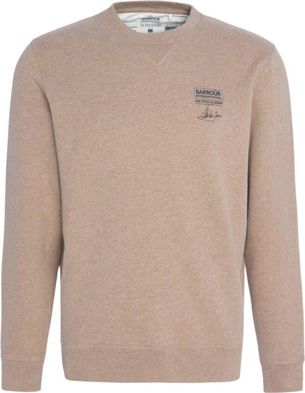 Barbour Watch Crew Neck Sweatshirt XXS Beige Heren