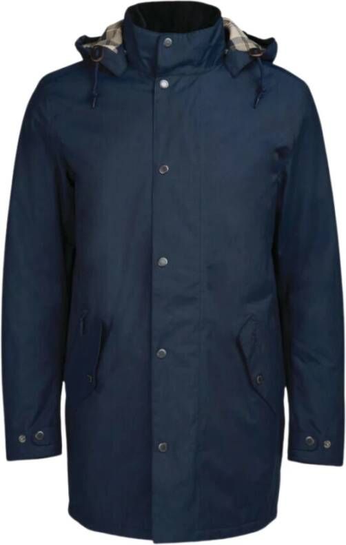 Barbour Heren Chelsea Mac Jas Blauw Heren