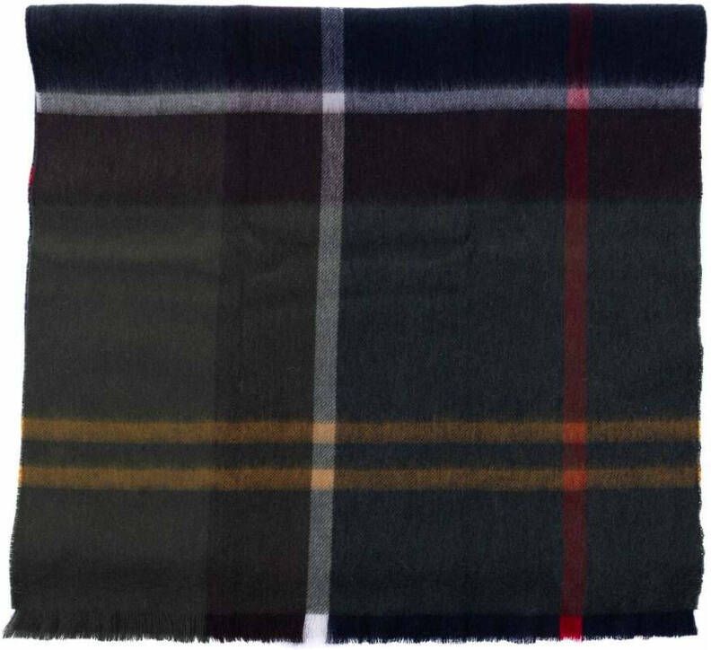 Barbour Rosefield Tartan Sjaal Green Dames