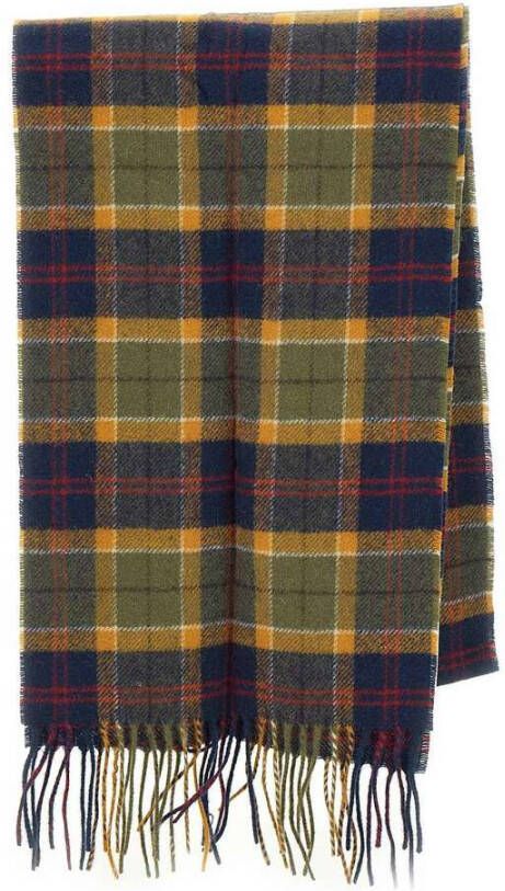 Barbour Wollen Sjaal Multicolor Heren