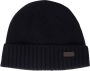 Barbour Wollen Carlton Beanie voor Heren Black Heren - Thumbnail 1