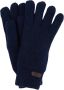 Barbour Zachte gebreide handschoenen met geribbelde boorden Blauw Unisex - Thumbnail 1