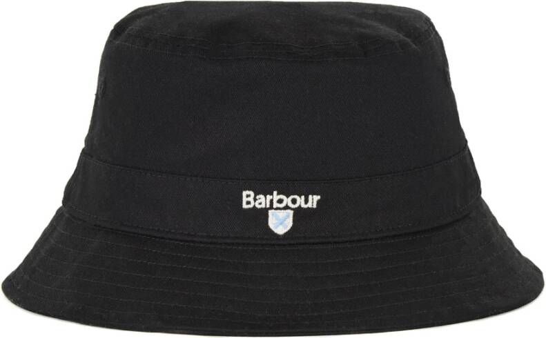 Barbour Zwarte Cascade Bucket Hat Zwart Heren