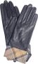Barbour Zwarte en grijze handschoenen Zwart Dames - Thumbnail 1