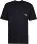 Barbour Zwarte katoenen T-shirt met contrastlogo Zwart Heren - Thumbnail 1